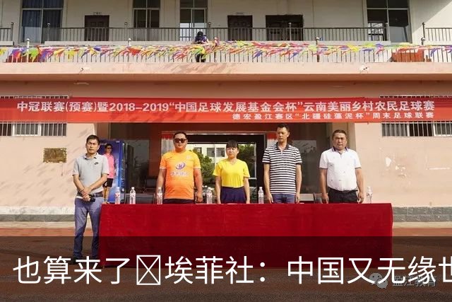 也算来了😅埃菲社：中国又无缘世界杯，但中国企业深度参与其中
